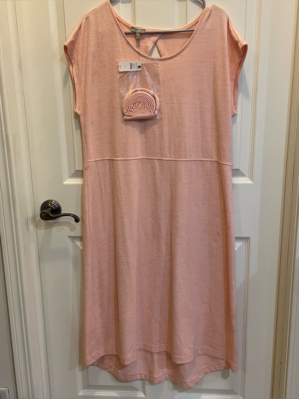 NWT Talbots Soft Pink Casual Summer Dress size L
